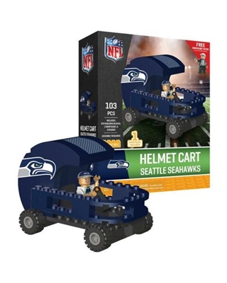 Seattle Seahawks OYO Sports Helmet Cart with Minifigure