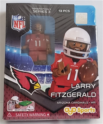 Bleacher Creature 14 inch Plush Arizona Cardinals NFL Larry Fitzgerald # 11